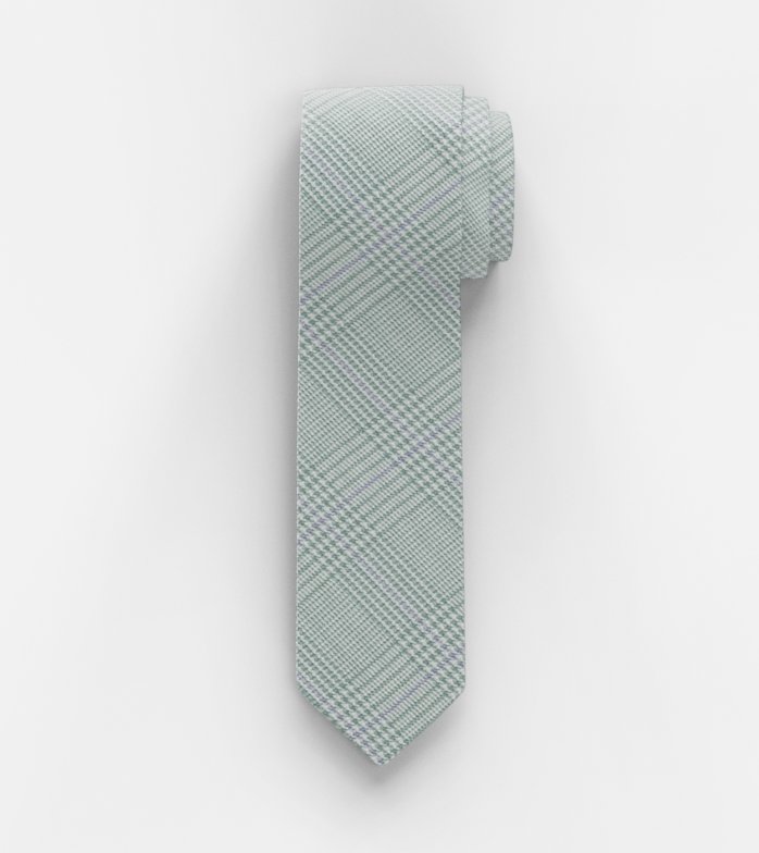 Tie, slim 6,5 cm, Crystal Green