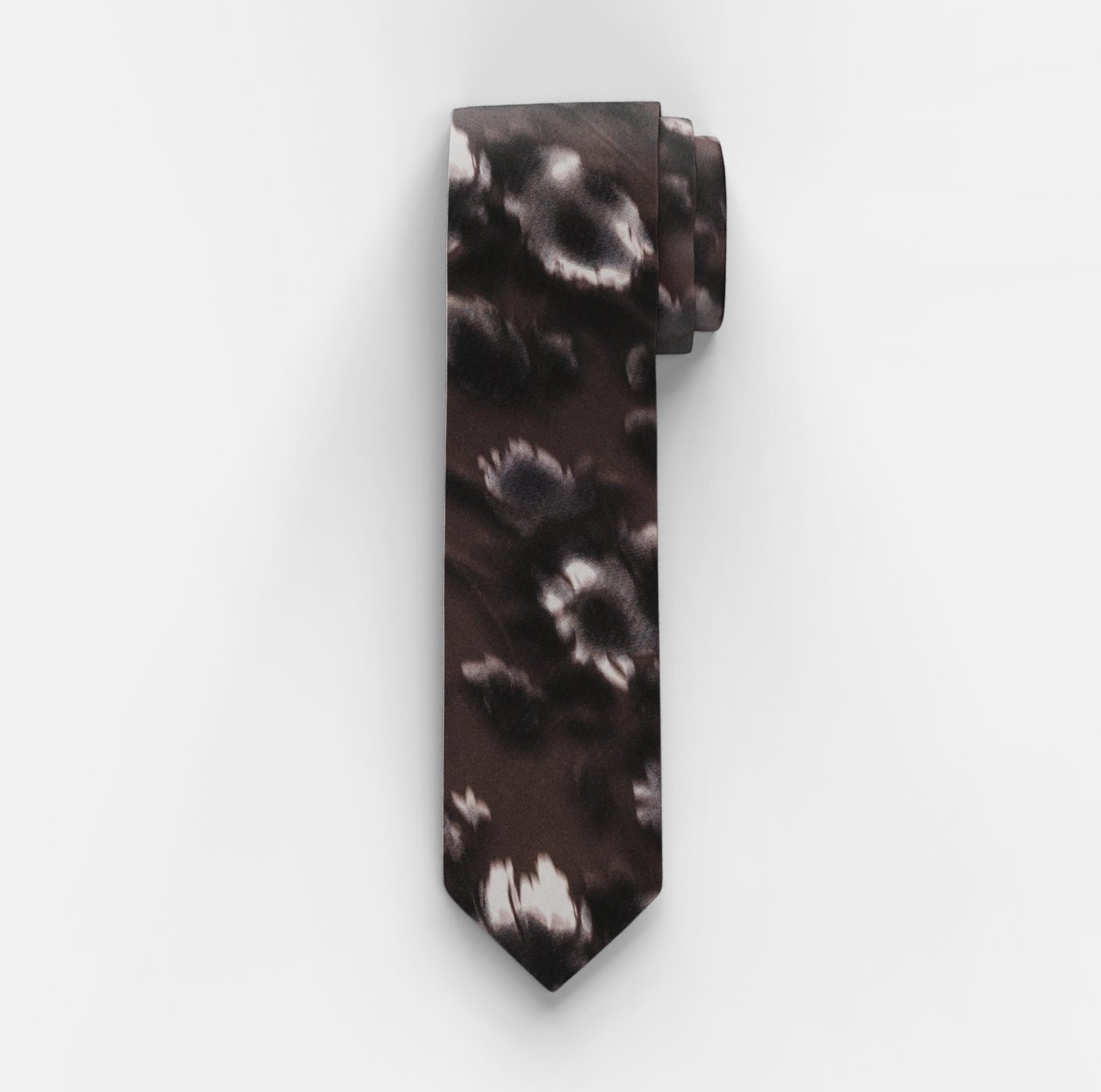 OLYMP Krawatte, slim 6,5 cm | Schwarz - 1775306801