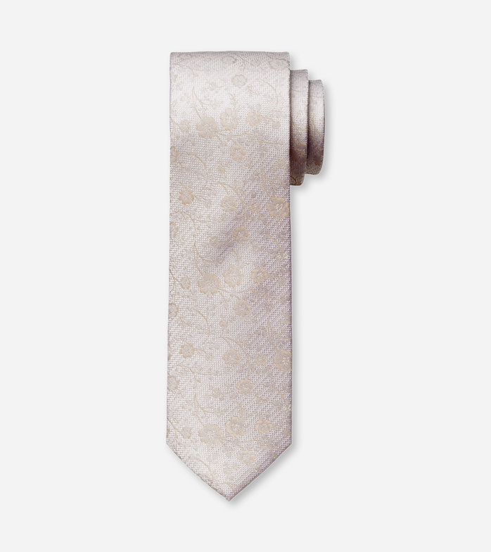 Tie, slim 6,5 cm, Natural