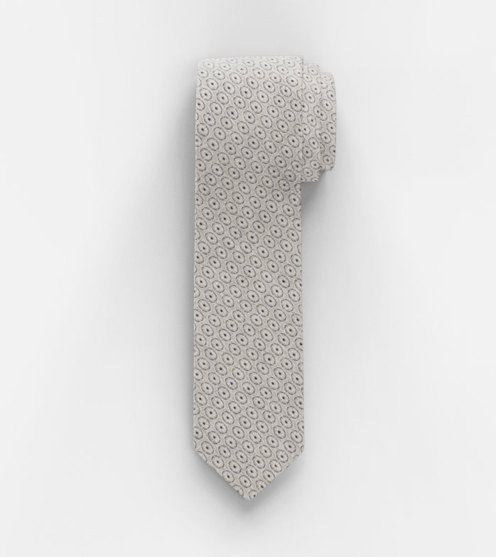 Tie, slim 6,5 cm, Natural