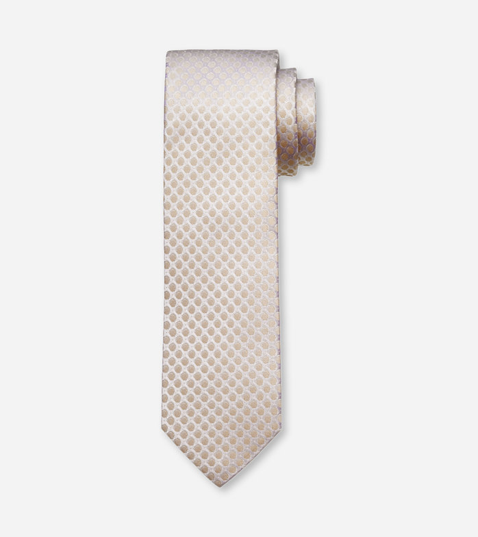 Cravate, slim 6,5 cm, Nature