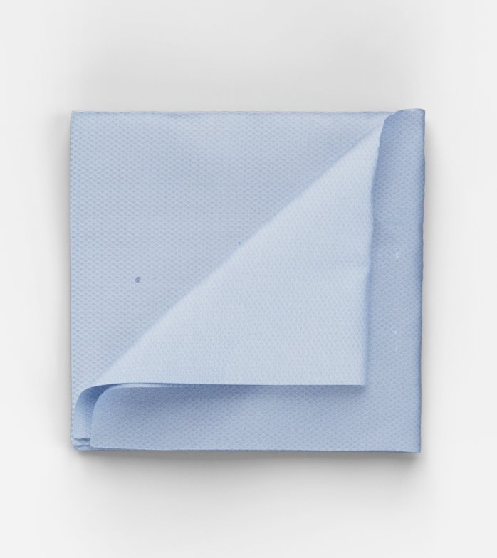 Pocket square, 33x33 cm, Light Blue