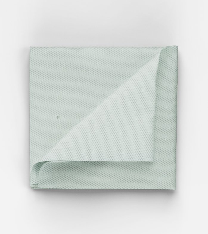 Pocket square, 33x33 cm, Crystal Green