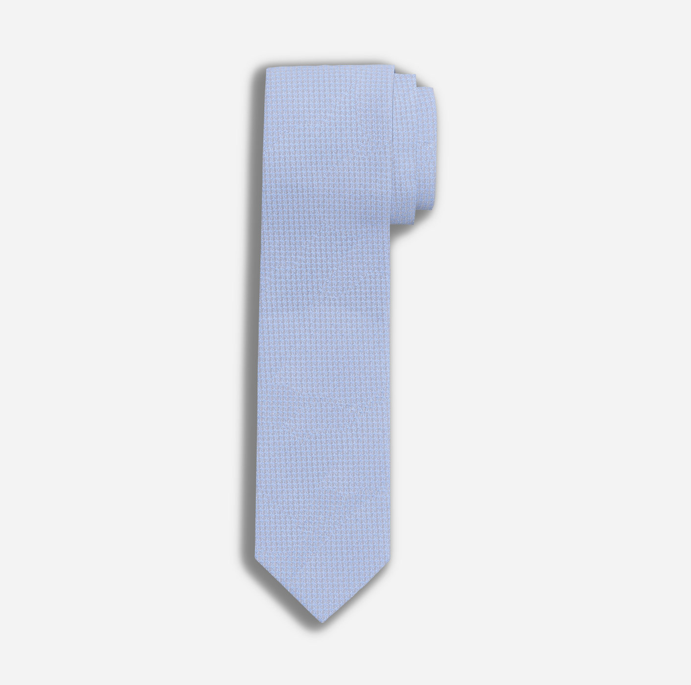 OLYMP Krawatte, slim 6,5 cm | Hellblau - 1782001001 | Breite Krawatten