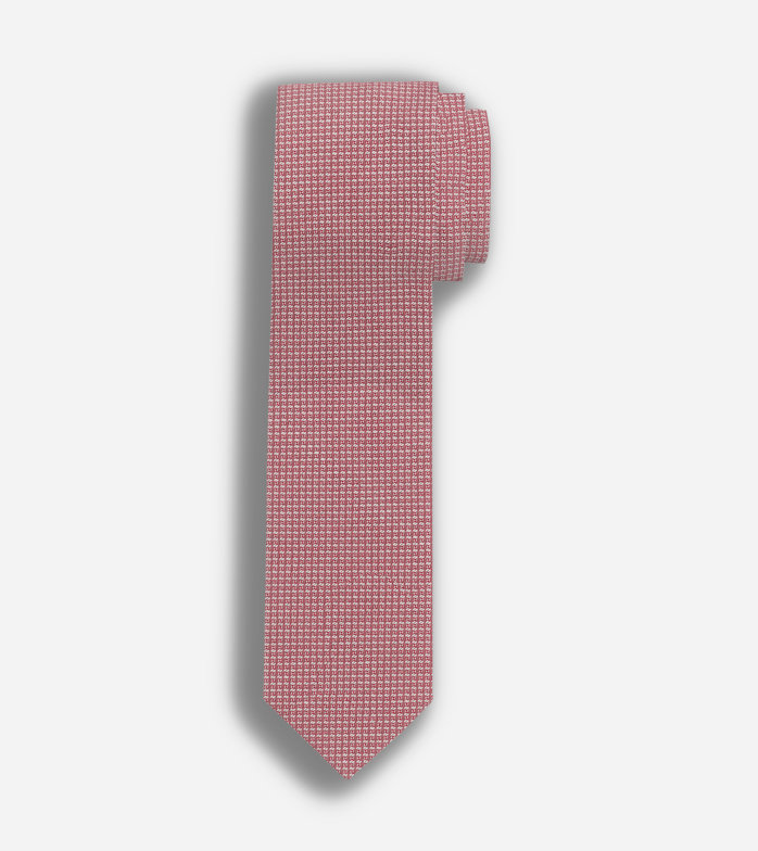 Cravate, slim 6,5 cm, Rouge