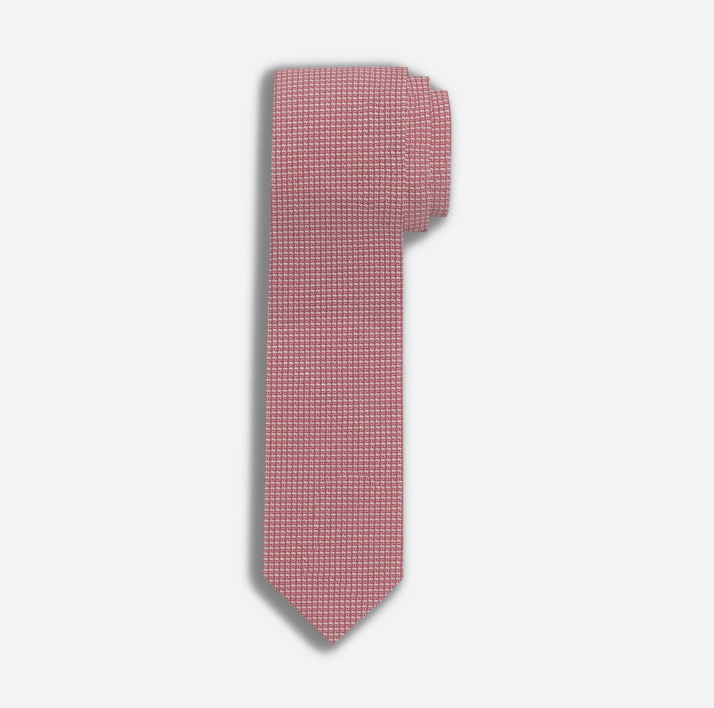 OLYMP Krawatte, slim 6,5 cm | Rot - 1782003501