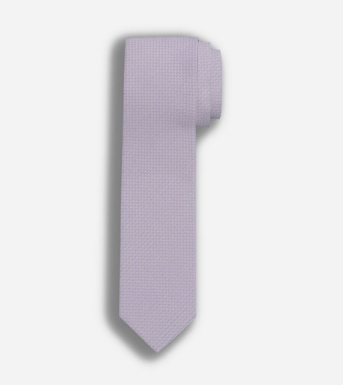 Krawatte, slim 6,5 cm, Flieder