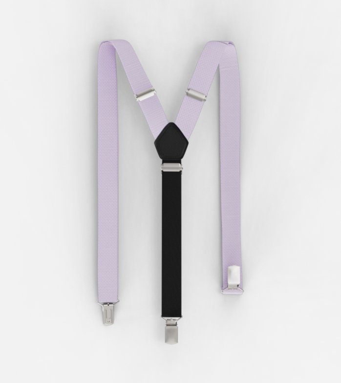 Suspenders, Y-Shape, Lilac