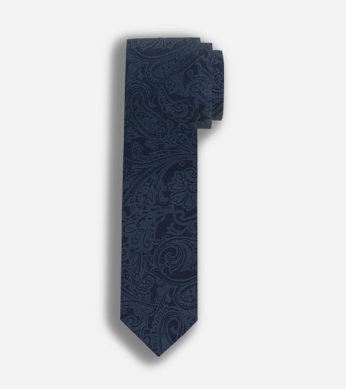 Tie, slim 6,5 cm, Marine