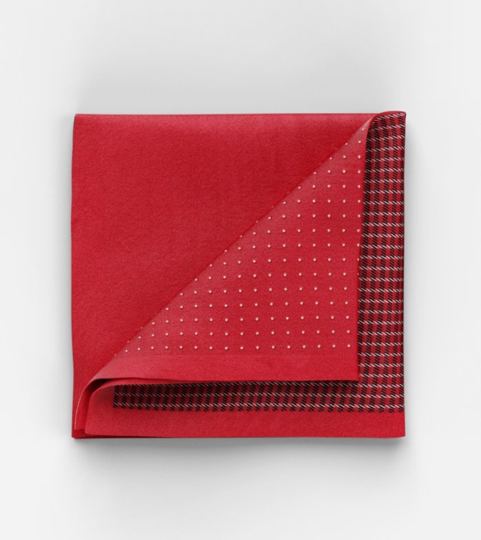 Pocket square, 33x33 cm, Red