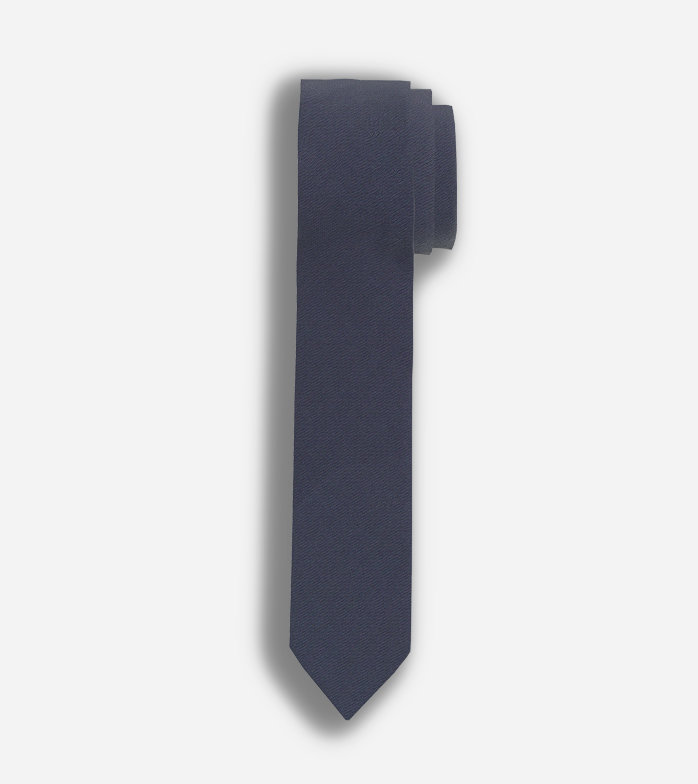 Krawatte, super slim 5 cm, Marine