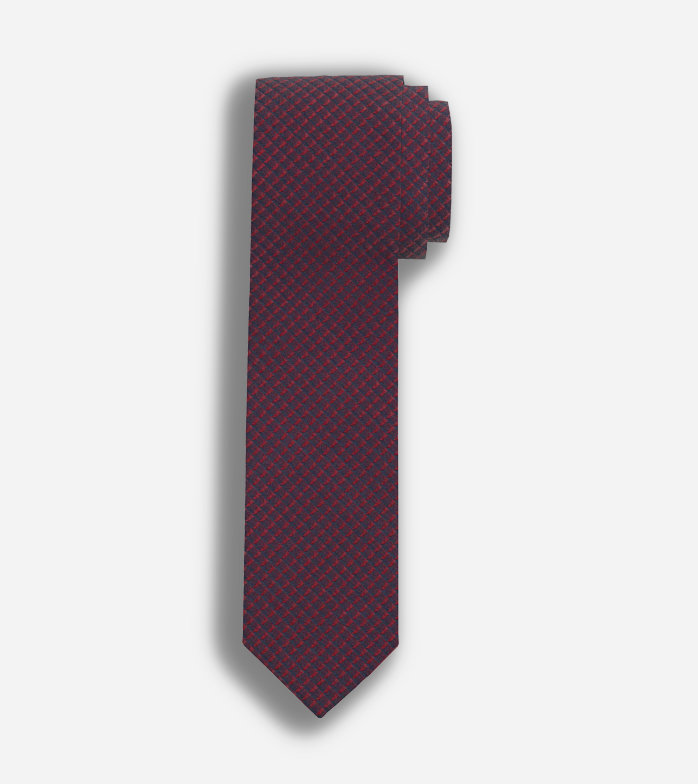 Tie, slim 6,5 cm, Red