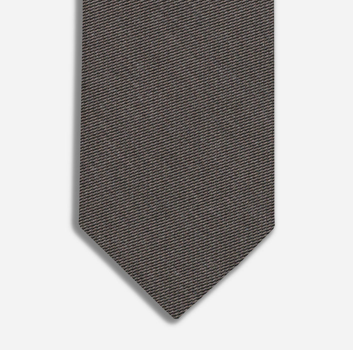 OLYMP Tie, medium 6,5 cm, Brown
