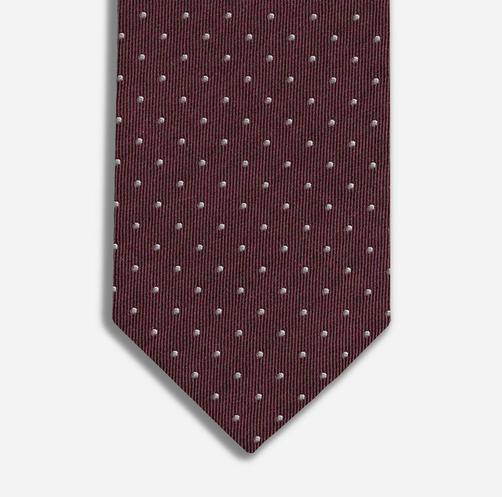OLYMP Krawatte, slim 6,5 cm | Bordeaux - 1794003701