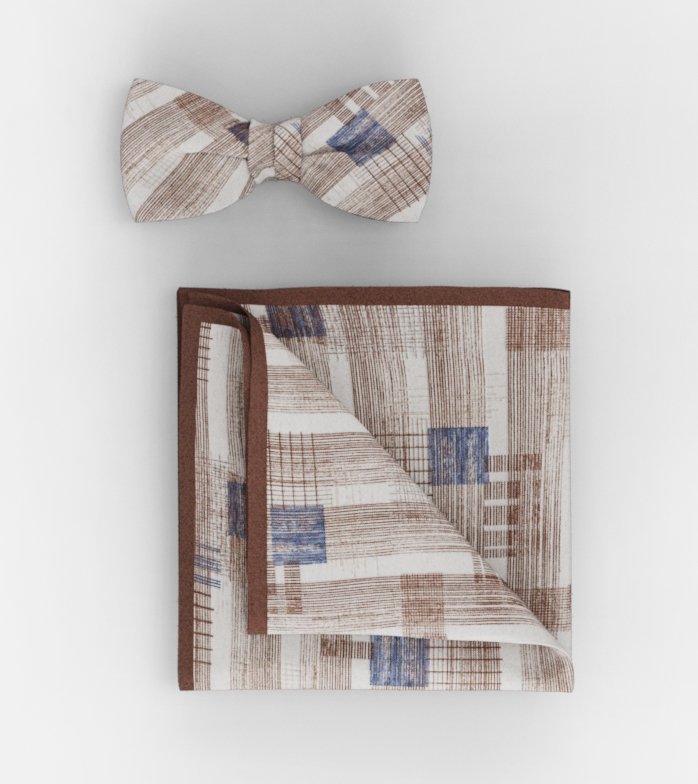 OLYMP Bow tie / pocket square set