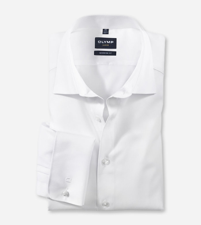 Luxor Soirée, Wedding Shirt, modern fit, New Kent, White