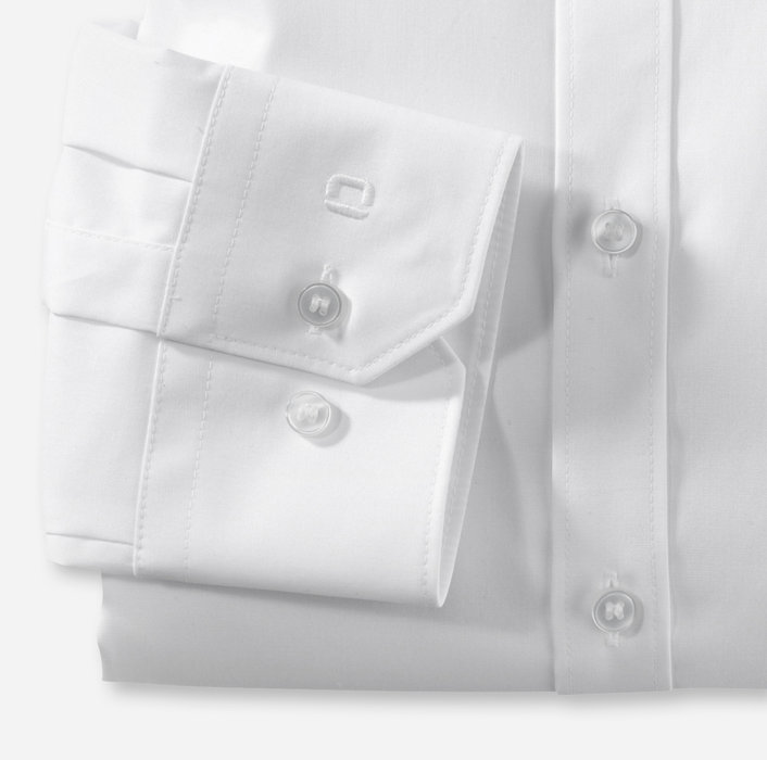 OLYMP No. Six, super slim, Business shirt, Italien, Blanc
