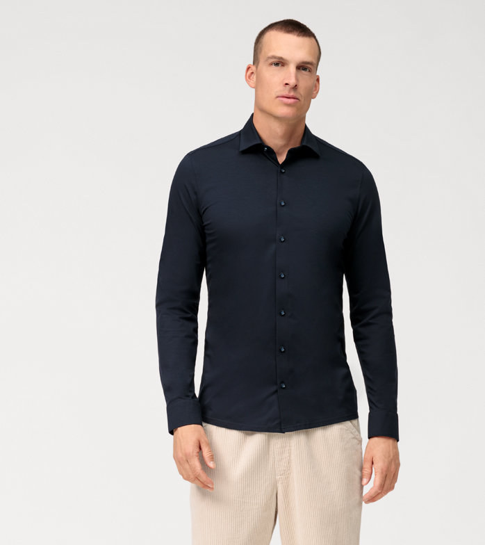 No. Six 24/Seven, Business shirt, super slim, Urban Kent, Marine