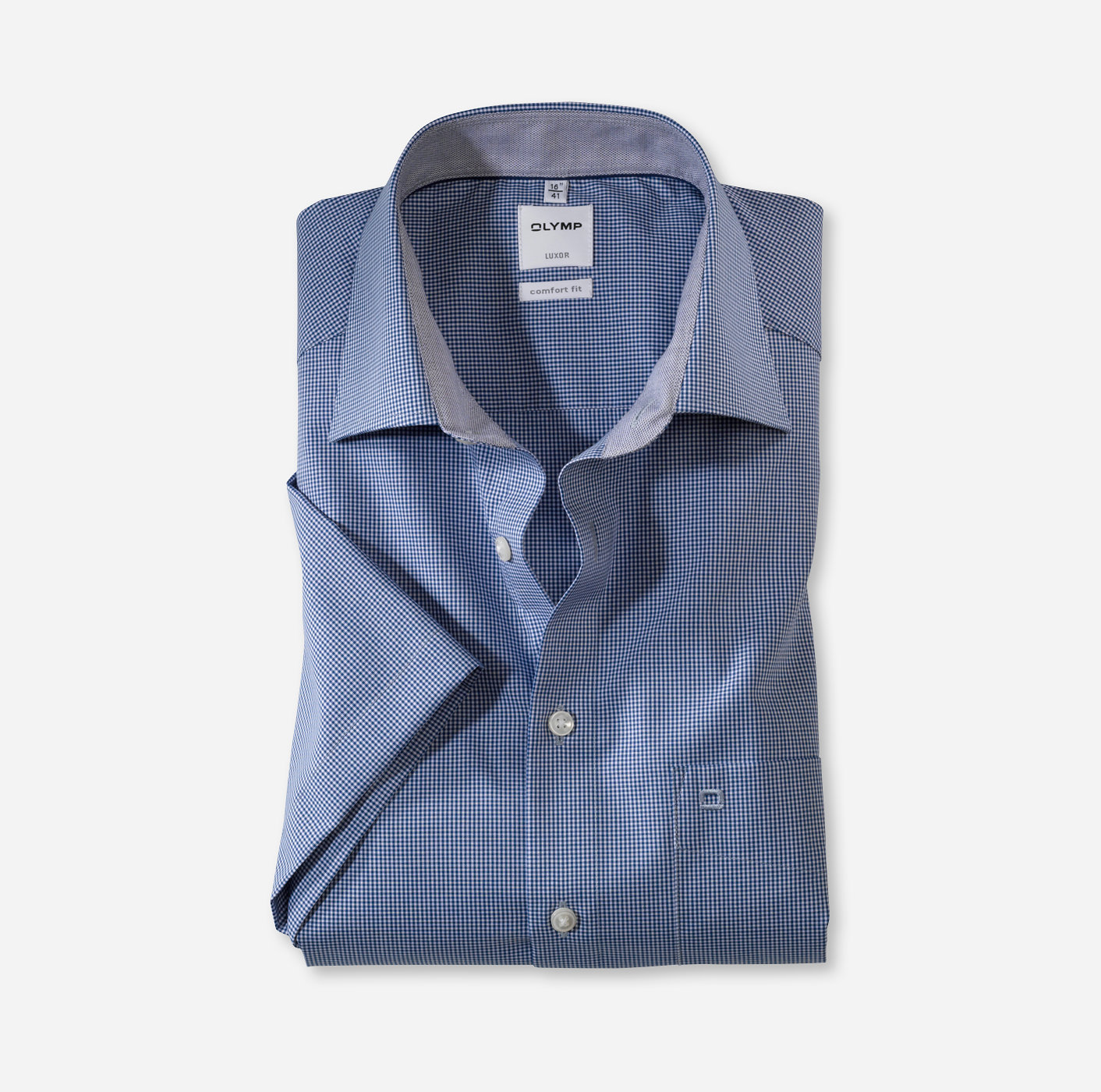 OLYMP Luxor, comfort fit, Business shirt, New Kent, Bleu Roi
