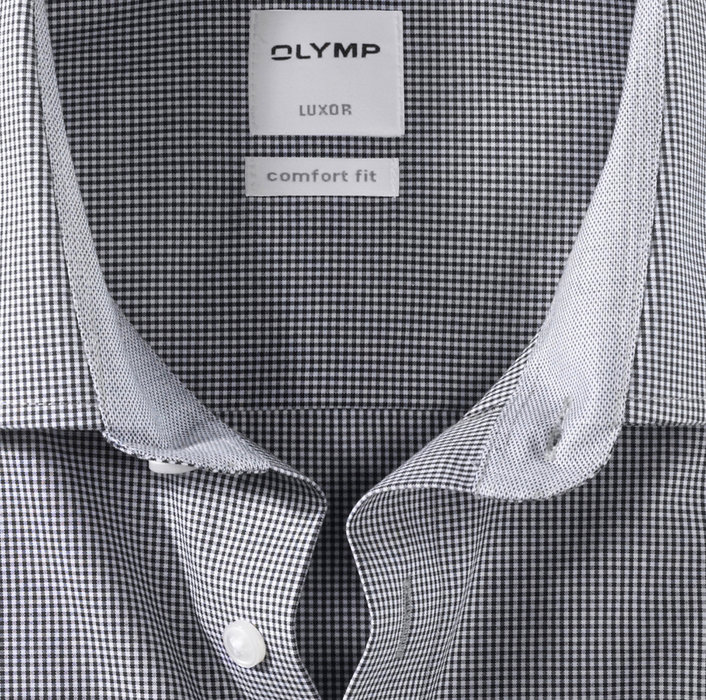 OLYMP Luxor, comfort fit, Businesshemd, New Kent, Schwarz