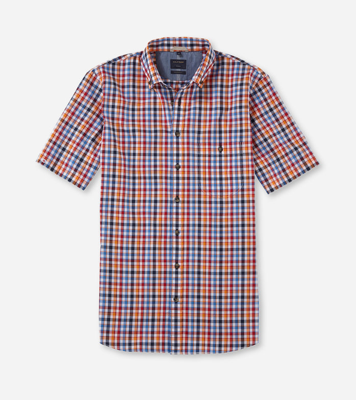 Casual, Casual shirt, modern fit, Button-down, Red
