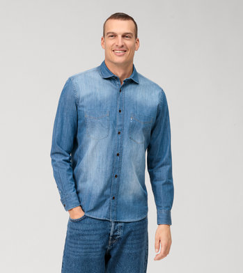 online | kaufen Herren Blaue | für Jetzt OLYMP Hemden