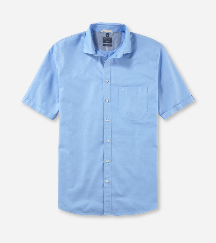 Casual, Casual shirt, modern fit, Kent, Bleu