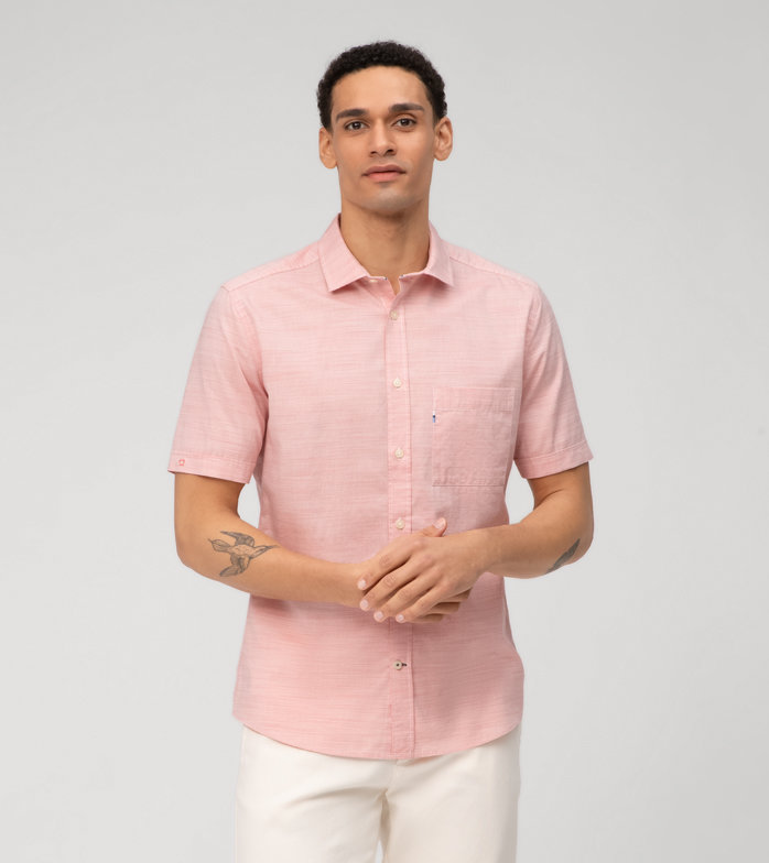 Casual, Casual shirt, regular fit, Kent, Rood