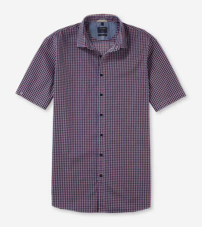 Casual, Casual shirt, modern fit, Kent, Rood
