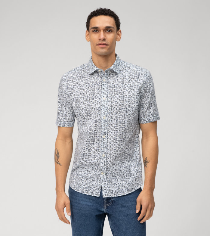 Casual, Casual shirt, regular fit, Kent, White