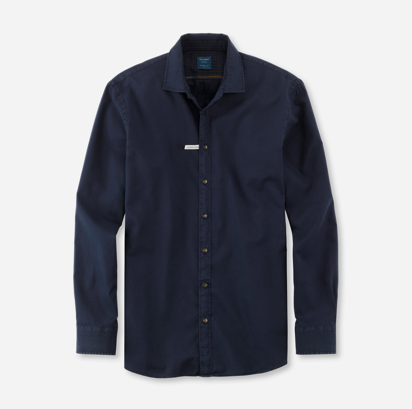 OLYMP Casual, modern fit, Casual shirt, Kent, Marine