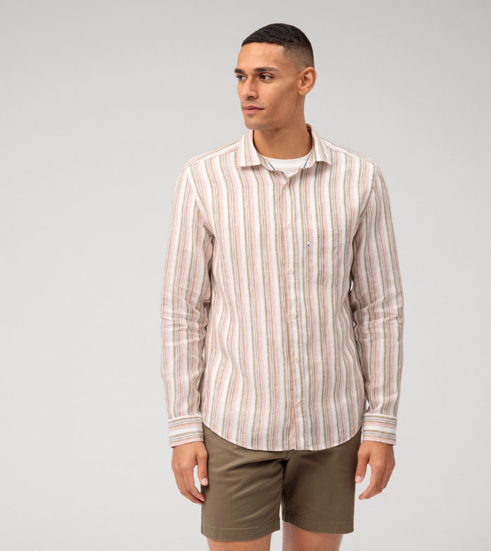 Casual, Casual shirt, regular fit, Kent, Khaki