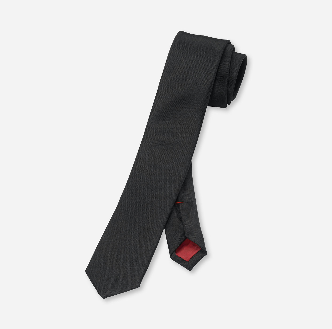 OLYMP Krawatte, 5 4697006801 Schwarz | super - slim cm