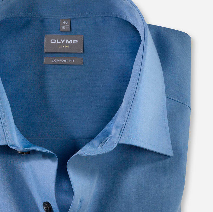 OLYMP Luxor, comfort fit, Businesshemd, New Kent, Blau