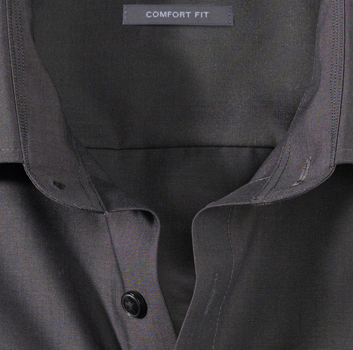 OLYMP Luxor, comfort fit, Chemise d'affaires, New Kent, Anthracite