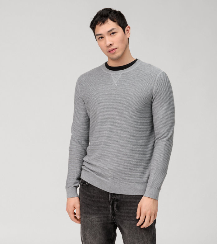 Casual Knitwear, Pullover, Grey