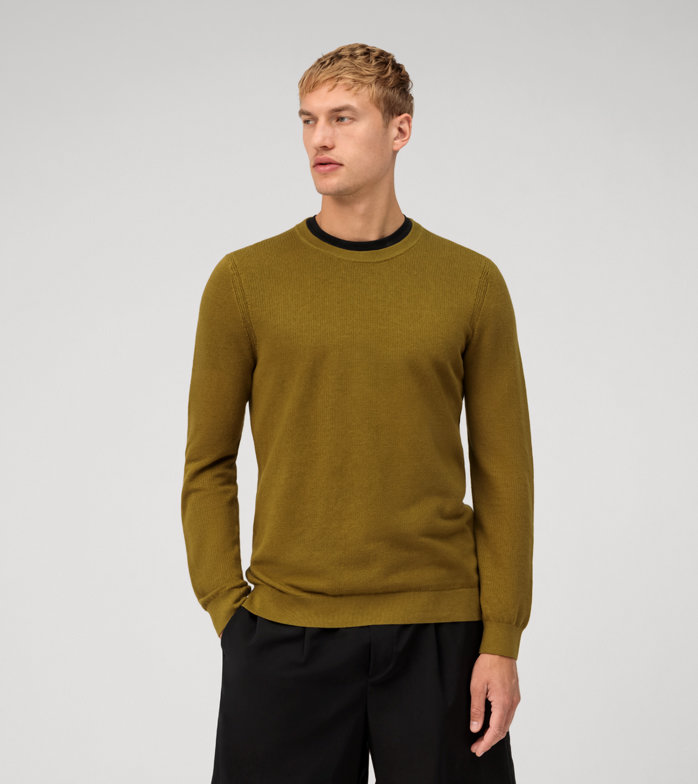 Casual Knitwear, Pullover, Khaki