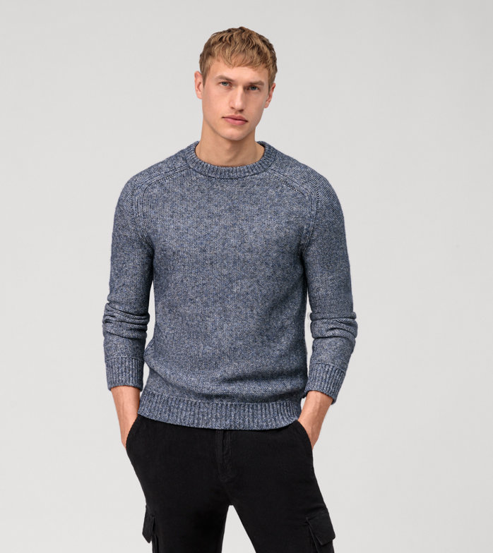 Casual Knitwear, Pullover, Marine