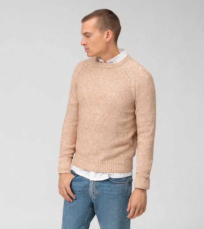 Casual Strick, Pullover, Beige