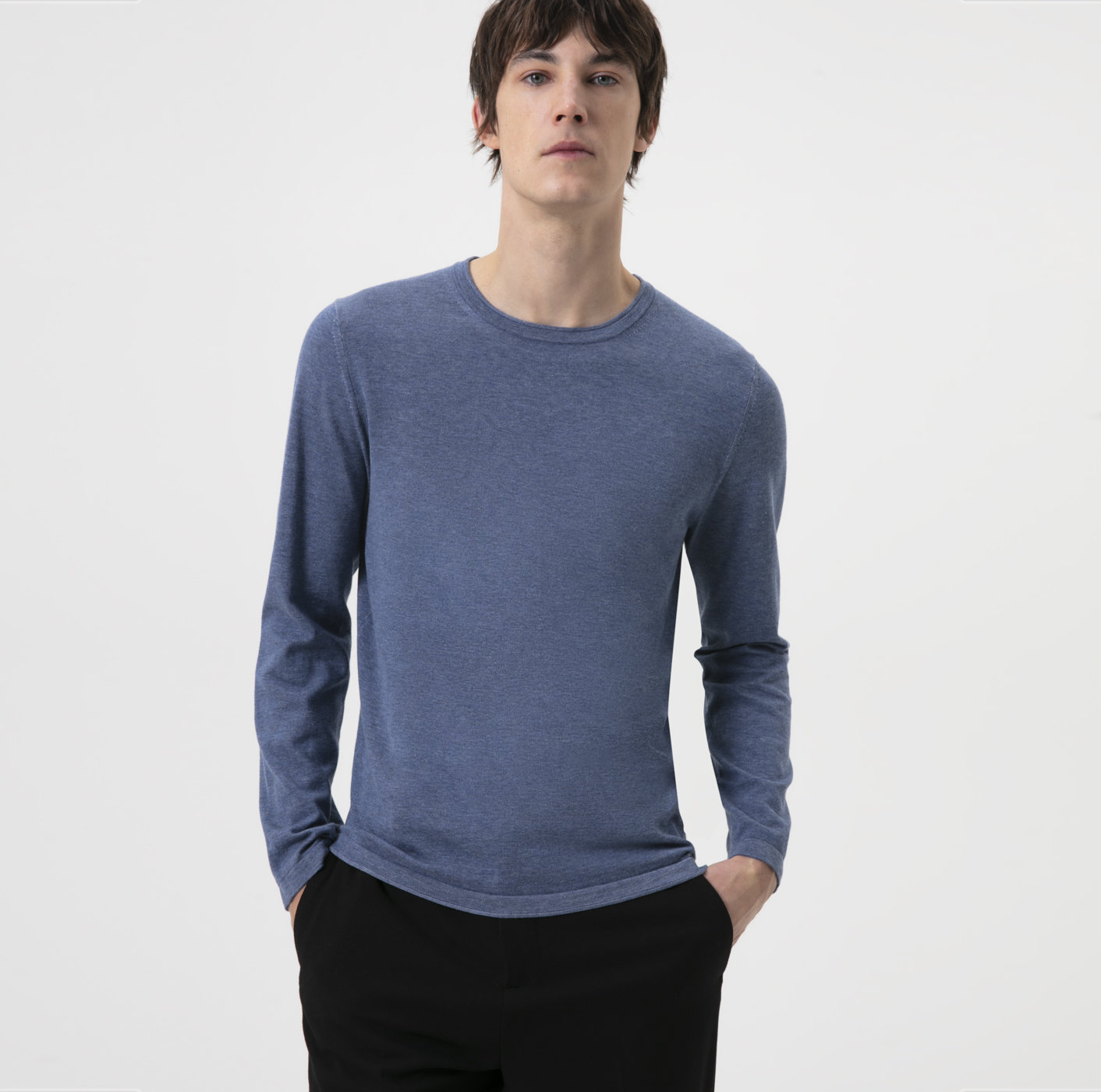 OLYMP Level Five Knitwear, body fit, Pullover crew neck