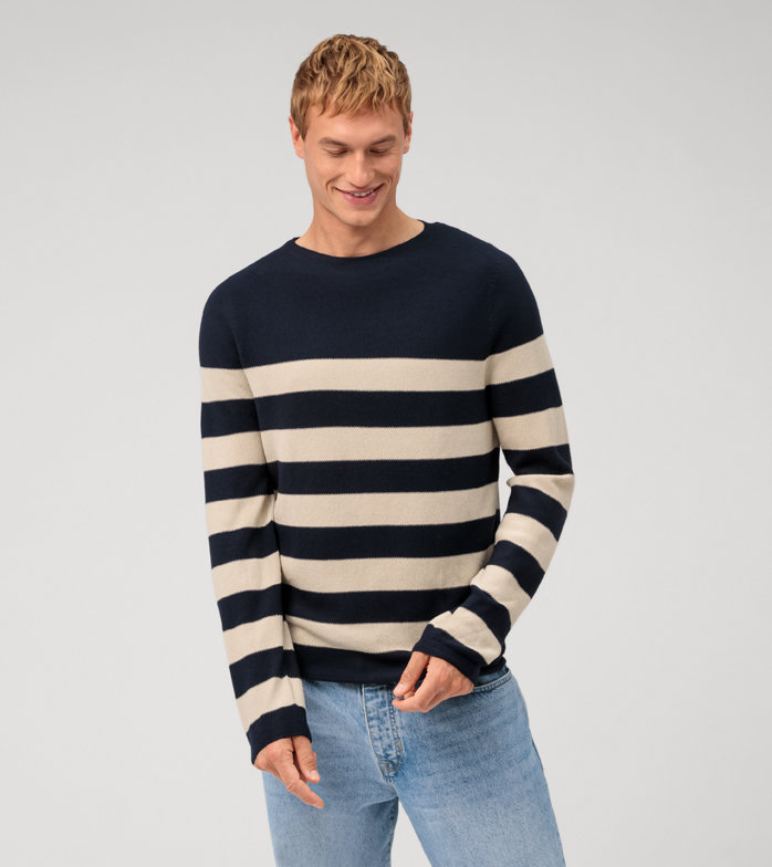 Casual Knitwear, Pullover, Marine
