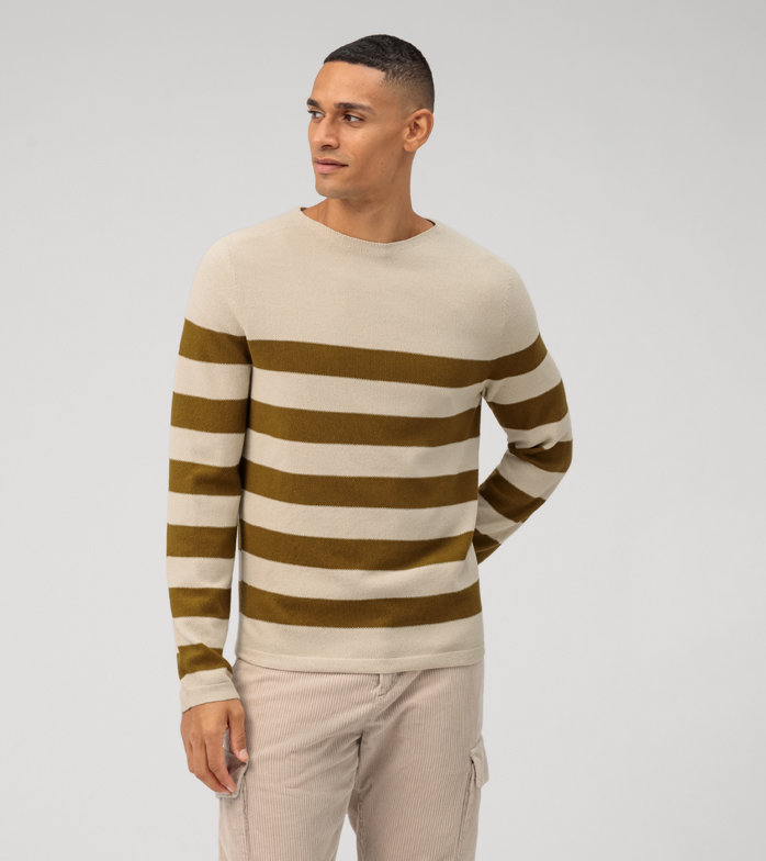 Casual Knitwear, Pullover, Light Grey