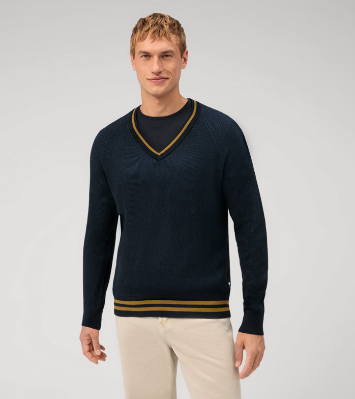 Casual Knitwear, Pullover, Marine