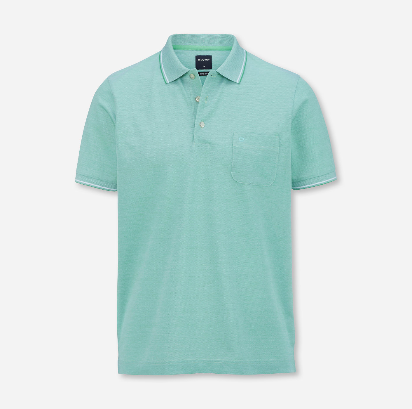 OLYMP Casual Polo, modern fit, Vert Clair