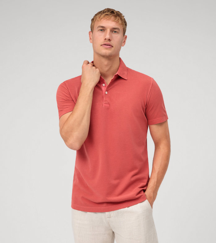 Casual Jersey, Polo, Rosewood
