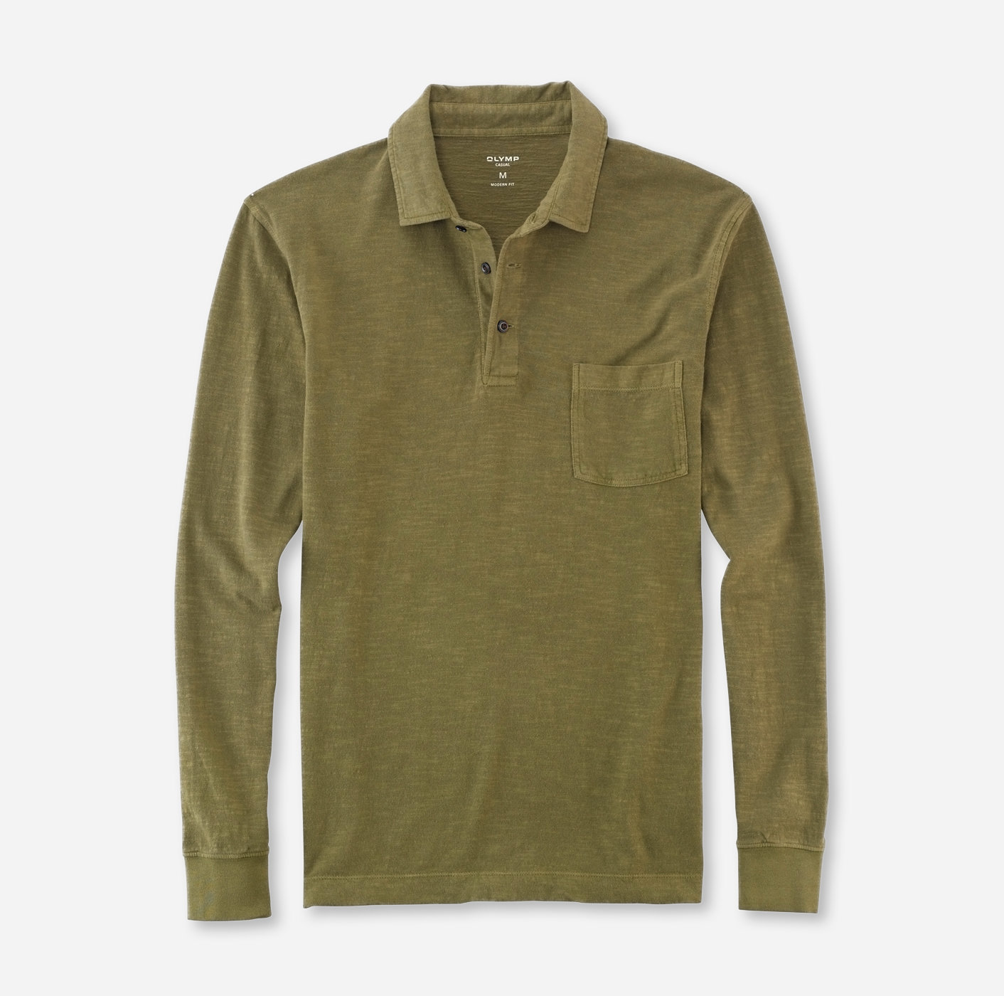 OLYMP Casual , modern fit, Polo | Olive - 54522447