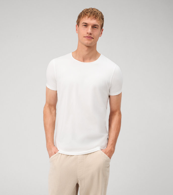 Casual Jersey, T-Shirt, Blanc