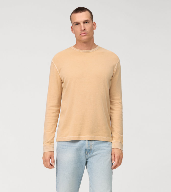 Casual Jersey, long-sleeved t-shirt, Natural