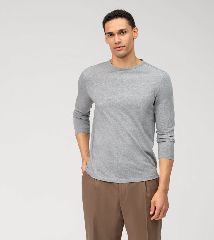 Casual Jersey, regular fit, Gris Clair