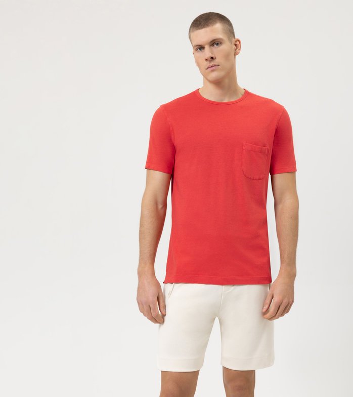 Casual , T-Shirt, modern fit, Rouge